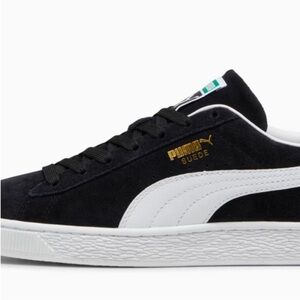 Puma Suede Sneakers in Black and White